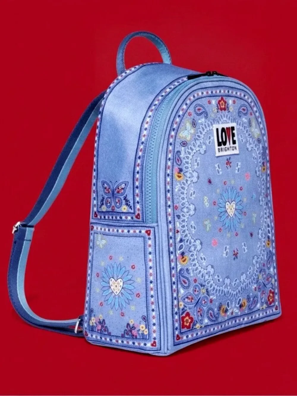 Brighton Bandana Love Medium Backpack | MSRP: $150 - NWT